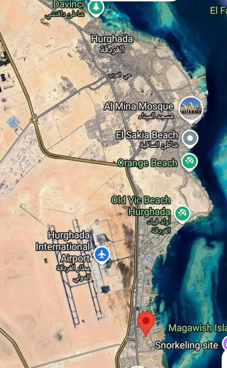 Modern 1-bedroom apartment in Oasis 5 complex, Hurghada, Egypt, near beaches and local attractions.