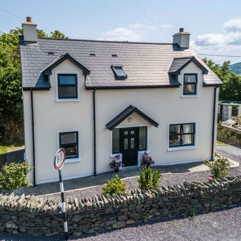 Charming 4-bedroom house for sale in Castletownbere, County Cork, with scenic views and modern ameni.