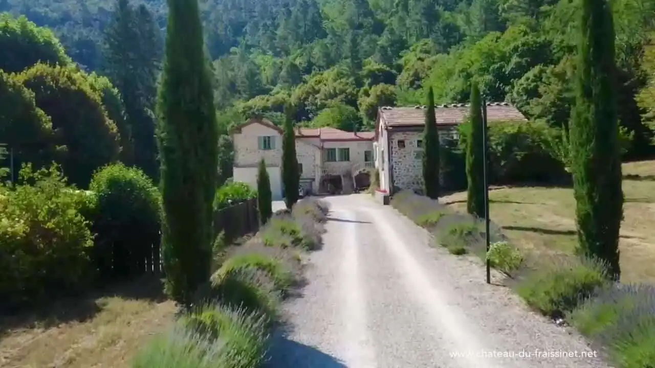 Elegant country estate in Branoux les Taillades, Occitanie, with lush gardens and scenic surrounding.