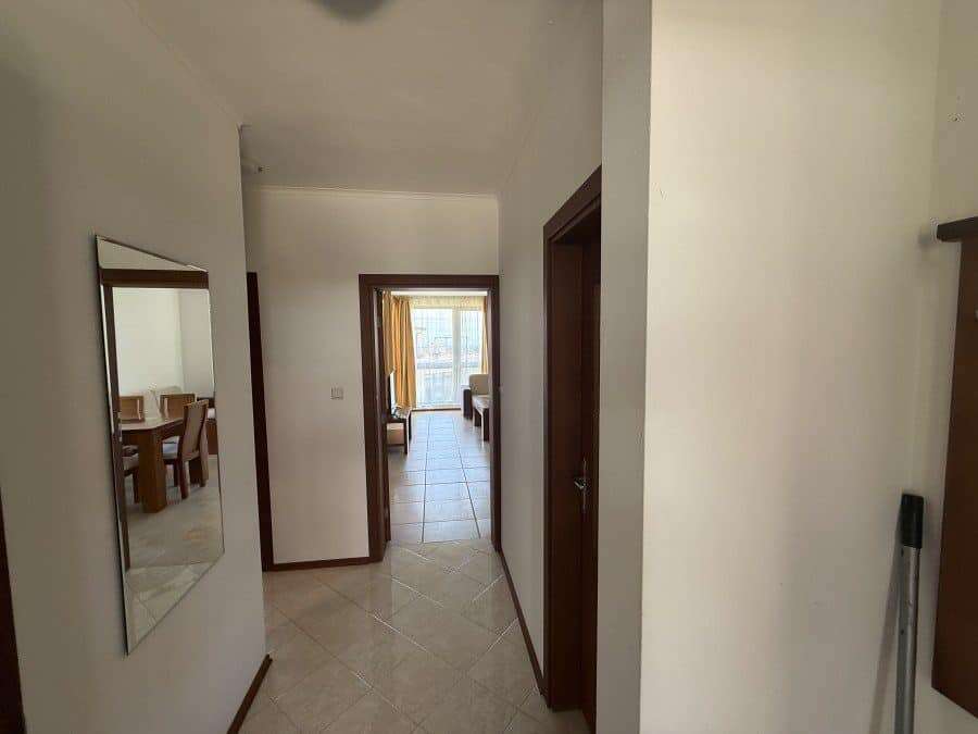 Bright interior view of a 2-bedroom apartment in Bay View Villas, Kosharitsa, Bulgaria, near the sea.