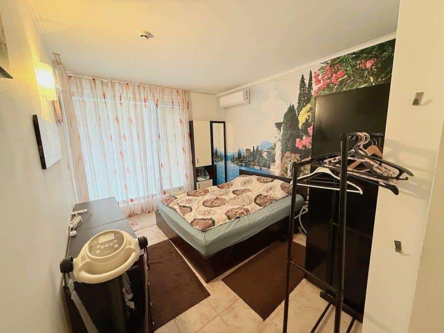 Cozy 2-Bed Ground Floor Apartment in Bulgaria Bright interior of a 2-bedroom ground floor apartment near the sea in Bulgaria.