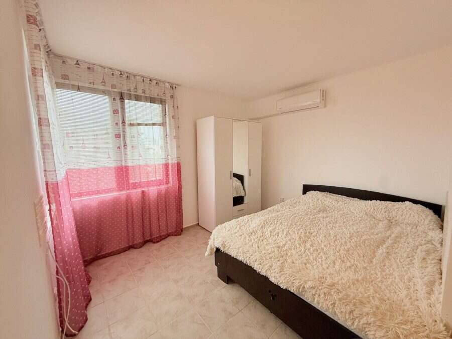Cozy 2-Bed Ground Floor Apartment in Bulgaria Bright interior of a 2-bedroom ground floor apartment in Bay View Villas, Kosharitsa, Bulgaria, just.
