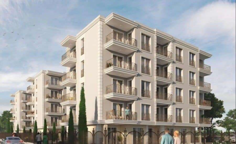 Apt in La Mer Silver Residence 2, Sunny Beach, 500m from the sea.