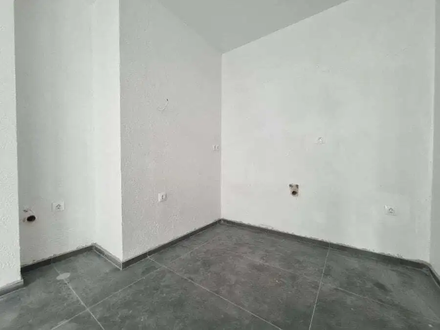 Interior view of a 1-bedroom top floor apartment with a large terrace in Villa Martini, near Sunny B.