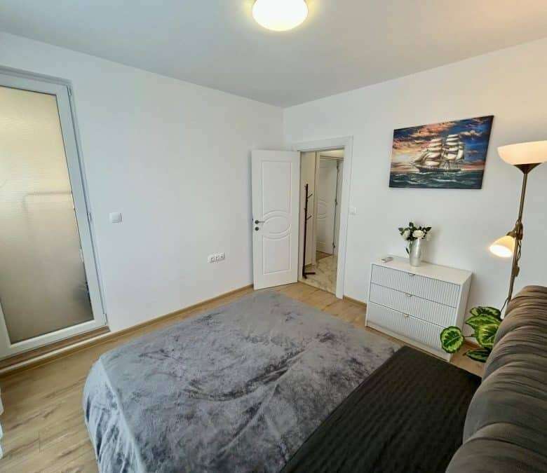 Modern 1-bedroom apartment with pool views in Aphrodite Green, Sunny Beach.