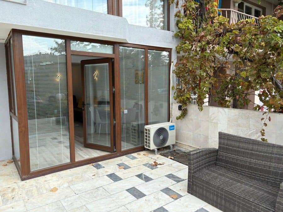 Ground floor apartment with terrace and outdoor space in Sveti Vlas, Bulgaria.
