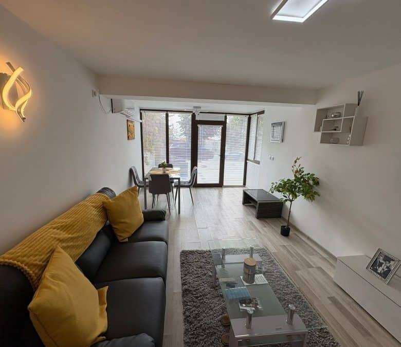 Spacious 83 sq.m. apartment with bright living area, no maintenance fee, and convenient access to ou.