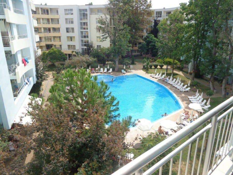 Apartment with pool view, near the sea in Yassen, Sunny Beach, Bulgaria.