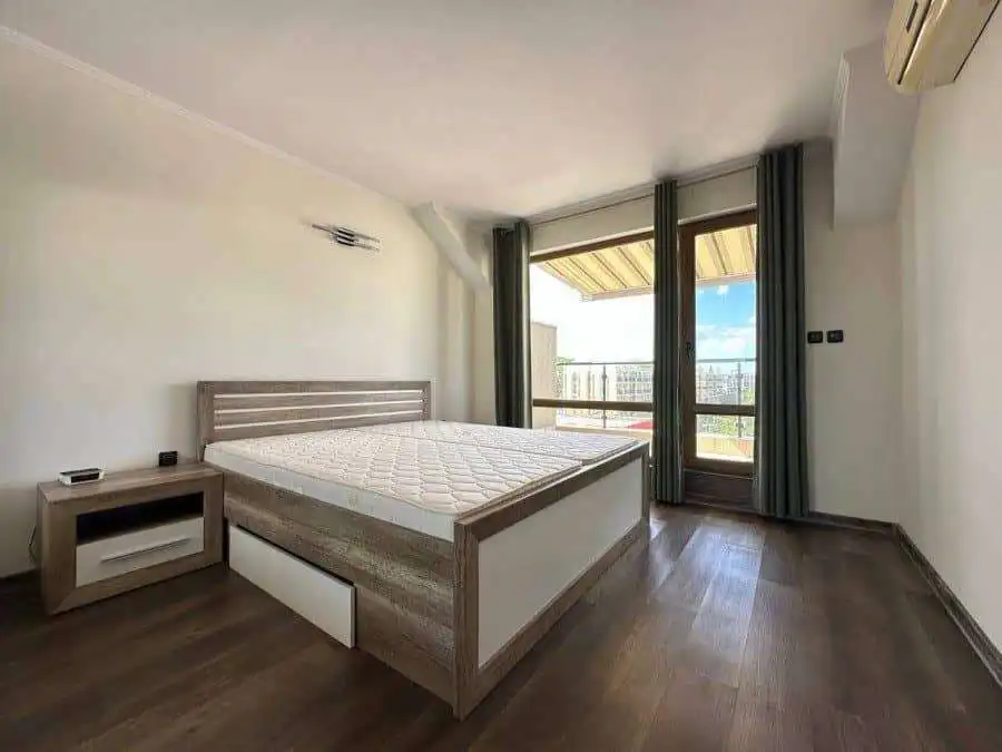 Apartment with balcony and sea view near the beach in Sunny Beach, Bulgaria.
