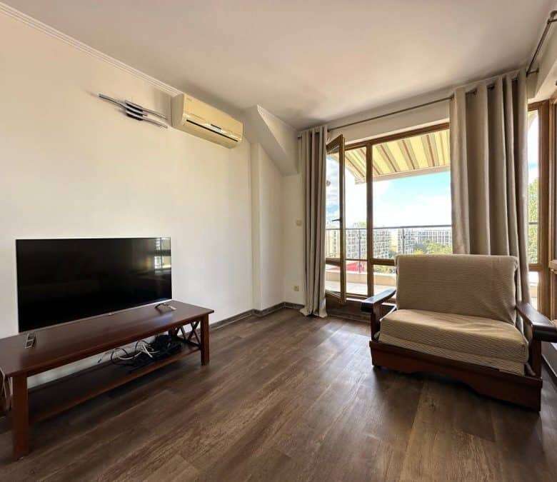 Apartment with balcony near the sea in Sunny Beach, Bulgaria.