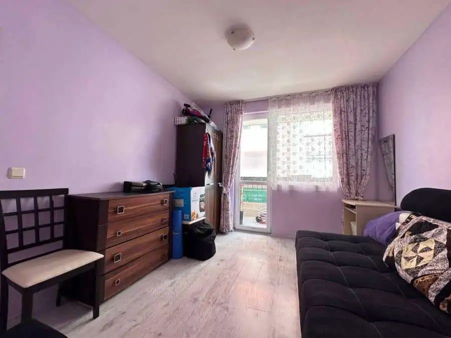 Interior view of a 1-bedroom apartment in Nessebar, 300m from the beach.