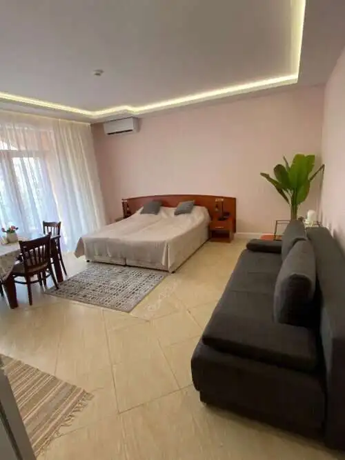 Spacious studio with pool view in Palazzo, Sunny Beach, 52 sq.m., modern furnishings, perfect for re.