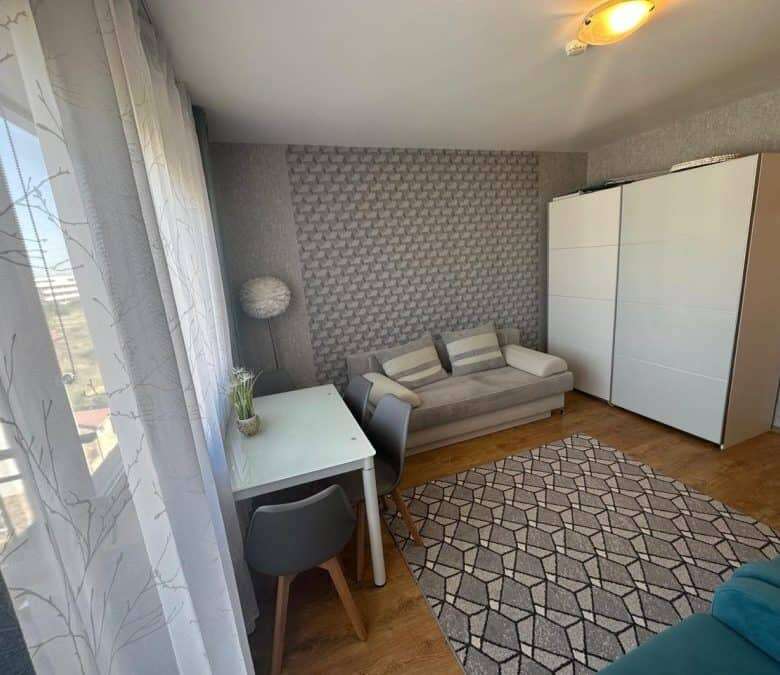 Top floor studio apartment with pool views, 34 sq.m., in Apollon complex, Ravda.