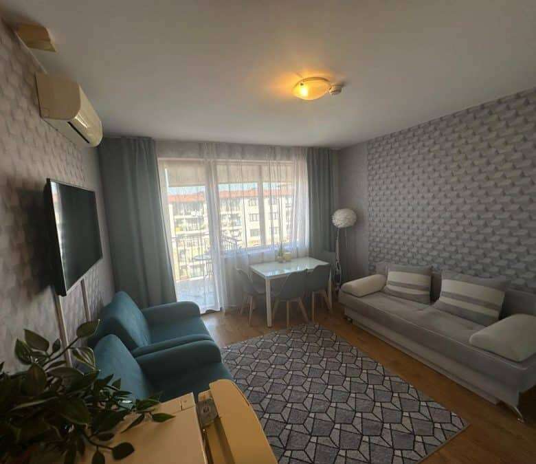 Floor studio with pool views, 34 sq.m., in Apollon apartments, Ravda.