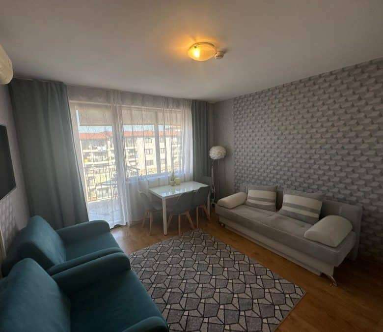 Apollon apartments Ravda with pool views, 34 sq.m. studio, top floor, bright living space, balcony,.