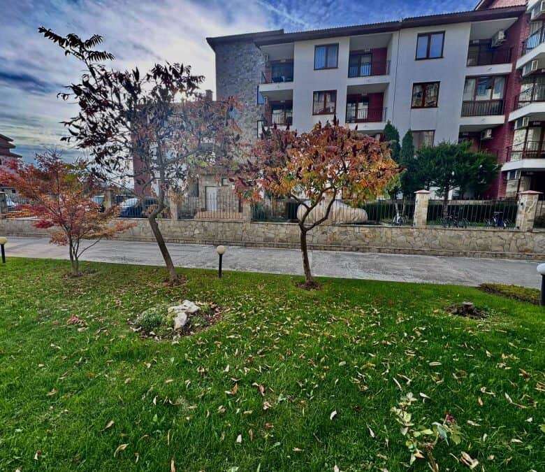Ground floor studio apartment with garden views in Apollon apartments, Ravda, 31 sq.m.