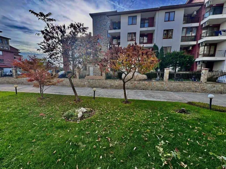 Ground floor studio apartment with garden views in Apollon apartments, Ravda, 31 sq.m.