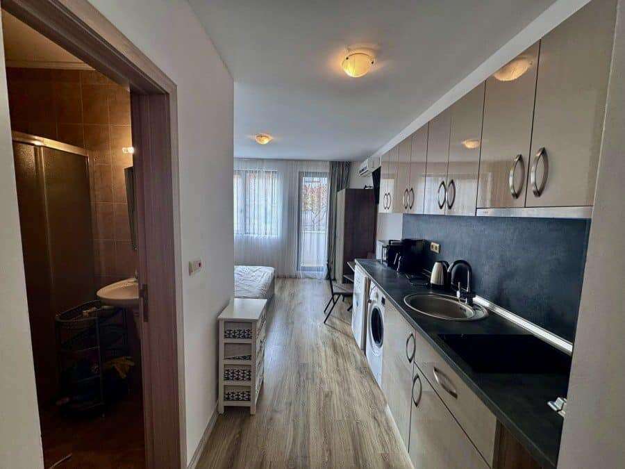 Cozy ground floor studio with garden views in Apollon apartments Ground floor studio with garden views, 31 sq.m., in Apollon apartments, Ravda.