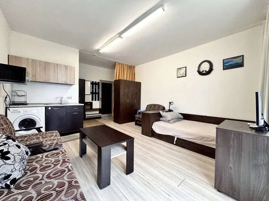 Fully furnished studio apartment in Sunny Beach, 38.52 sq.m., near the beach.