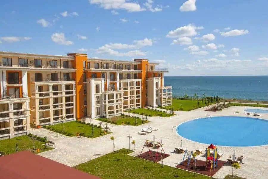 Sea view luxury studio at Prestige Fort Beach, Sveti Vlas, Bulgaria.