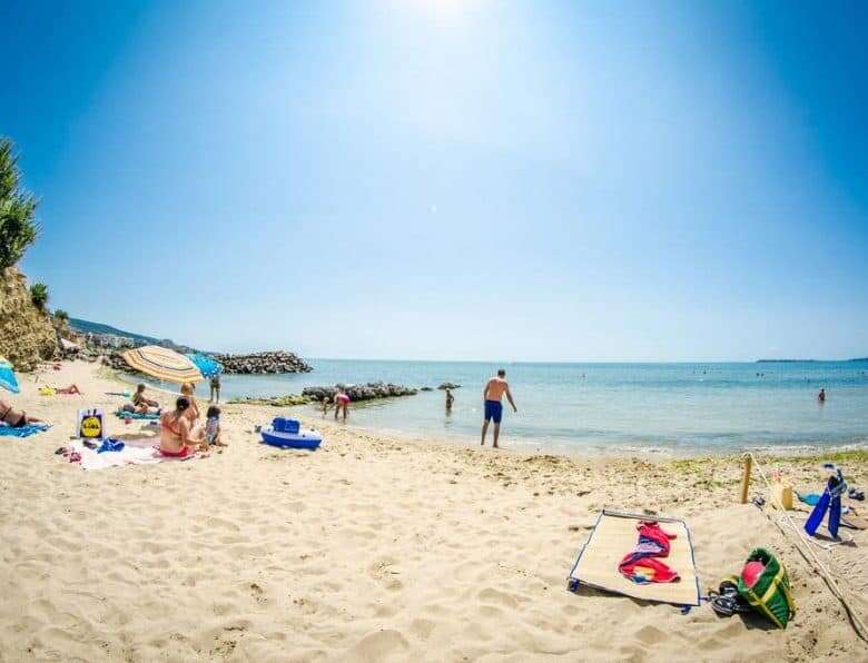 Beachfront luxury studio at Prestige Fort Beach in Sveti Vlas with stunning sea views.
