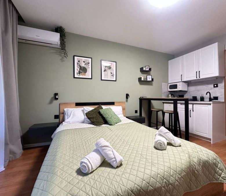 Sea view luxury studio apartment in Prestige Fort Beach, Sveti Vlas.