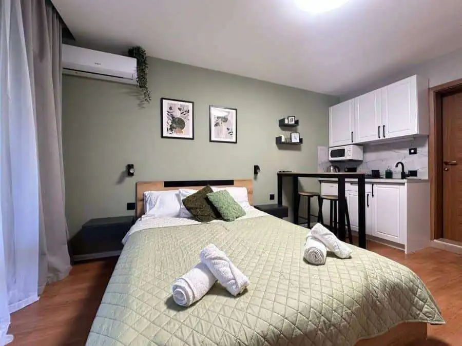 Sea view luxury studio apartment in Prestige Fort Beach, Sveti Vlas.