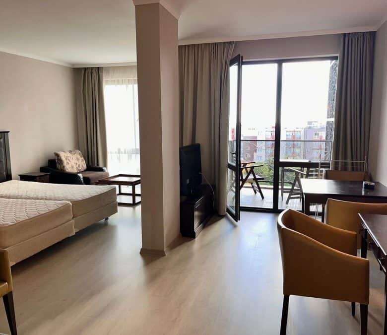 Sea view studio apartment in Barcelo Royal Beach, Sunny Beach, 56 sq.m.