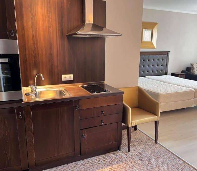 Sea view studio apartment in Barcelo Royal Beach, Sunny Beach, 56 sq.m.