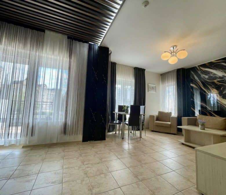 Apartment with pool view, 1 bedroom, 70 sq.m., in Belle Air, Sveti Vlas, close to the sea.