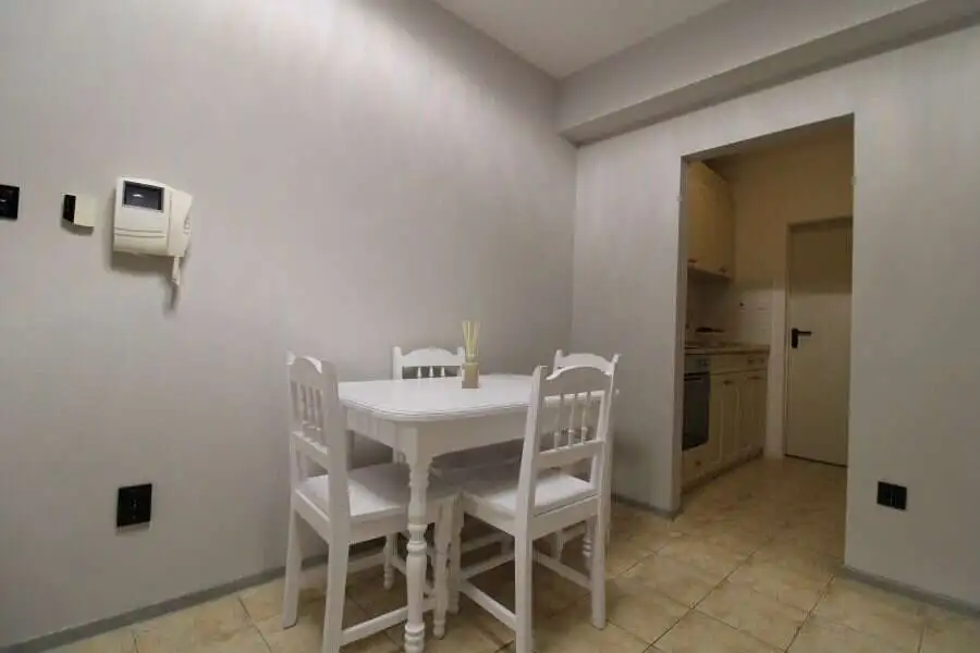 Interior view of a bright, modern 2-bedroom ground floor apartment in Sveti Vlas, near the sea.