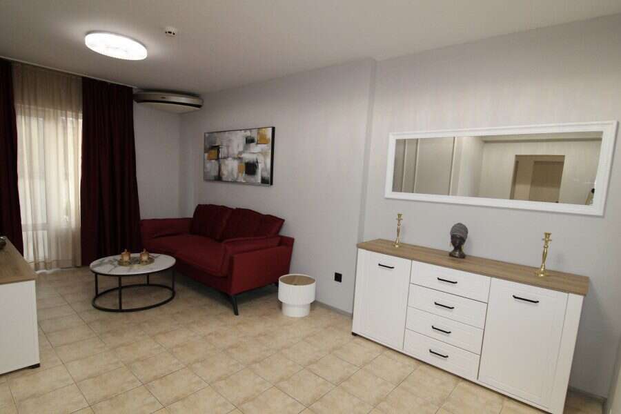 Interior view of a 2-bedroom ground floor apartment in Sveti Vlas, near the sea.