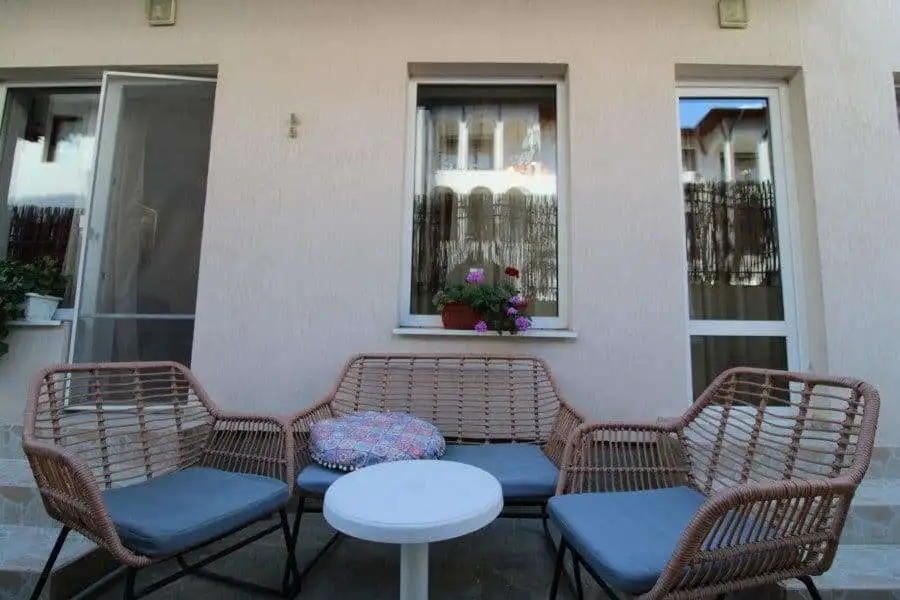 Ground floor 2-bedroom apartment near the sea in Sveti Vlas, Bulgaria.