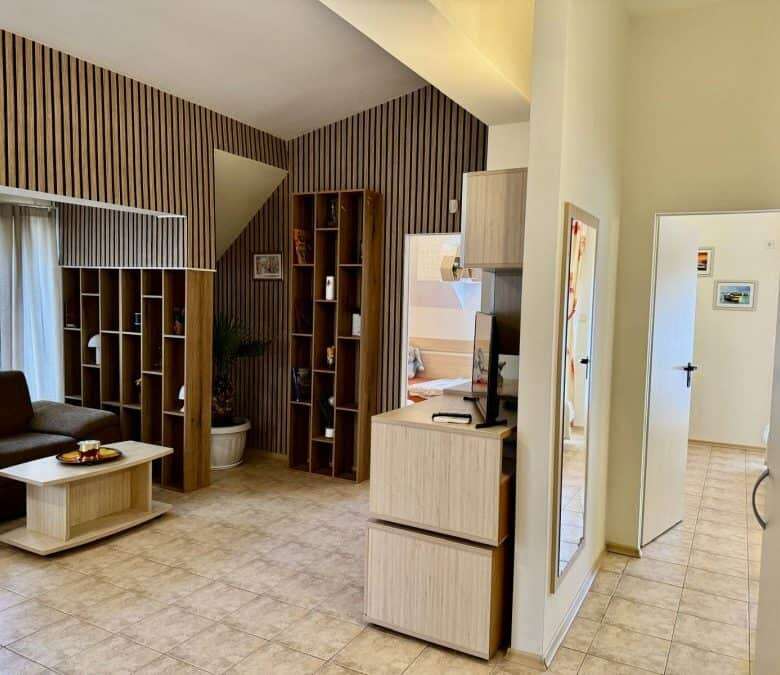 Bright 2-bedroom apartment in Belle Air, Sveti Vlas, just 300m from the sea, featuring contemporary.