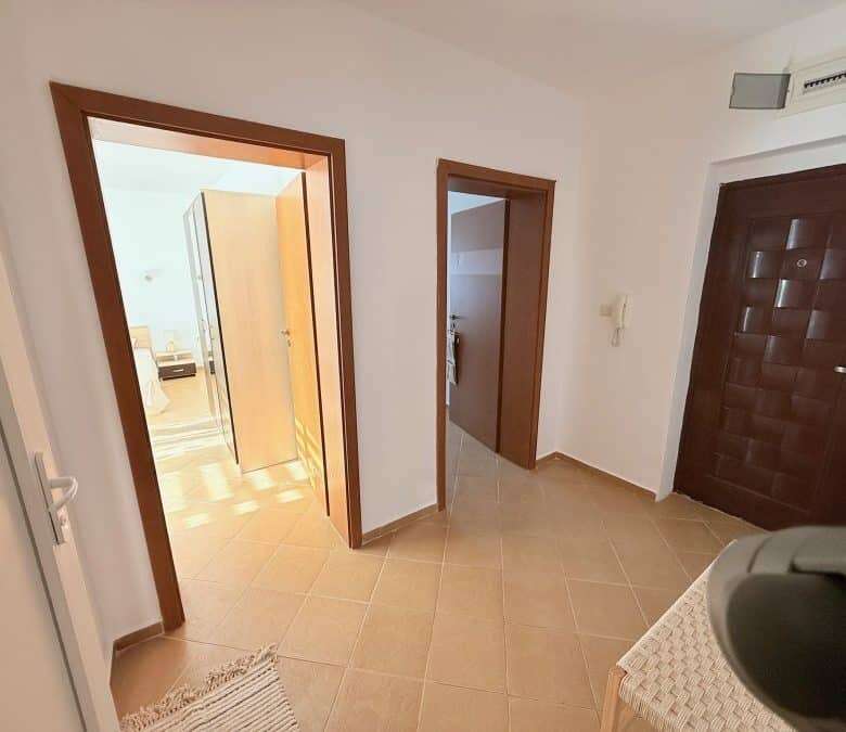Interior view of a sunny, spacious 2-bedroom apartment in Solis, Sunny Beach, 300m from the sea.
