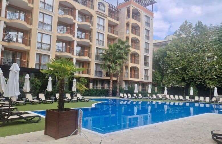 View of the swimming pool at Harmony Suites - Jungle, Sunny Beach.