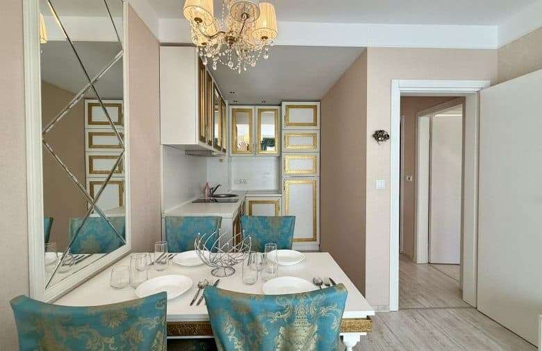Modern 1-bedroom apartment in Harmony Suites, Monte Carlo, Sunny Beach, offering comfort and eleganc.