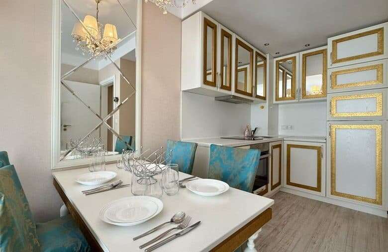 Elegant 1-bedroom apartment with modern decor in Harmony Suites, Monte Carlo, Sunny Beach.