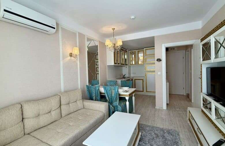 Modern 1-bedroom apartment in Harmony Suites, Sunny Beach, Bulgaria.