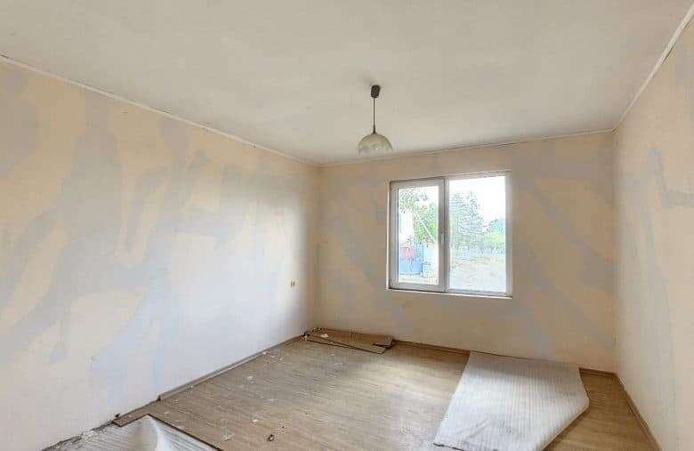 Bright interior of a 2-bedroom bungalow near Sredets, Bulgaria.