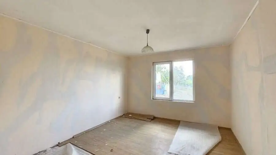 Bright interior of a 2-bedroom bungalow near Sredets, Bulgaria.