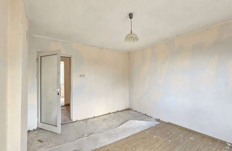 Interior view of a 2-bedroom bungalow in Dyulevo village, near Sredets, Bulgaria.