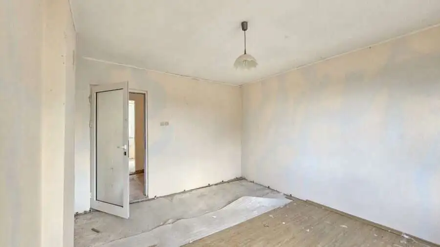 Interior view of a 2-bedroom bungalow in Dyulevo village, near Sredets, Bulgaria.