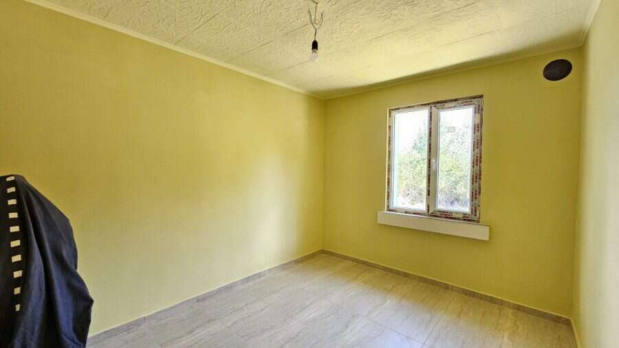 Interior of a newly renovated house with large window in Dyulevo, 25 km from Burgas.