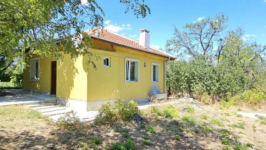 Beautiful renovated house with a large land plot in Dyulevo, near Burgas, Bulgaria. Perfect for peac.