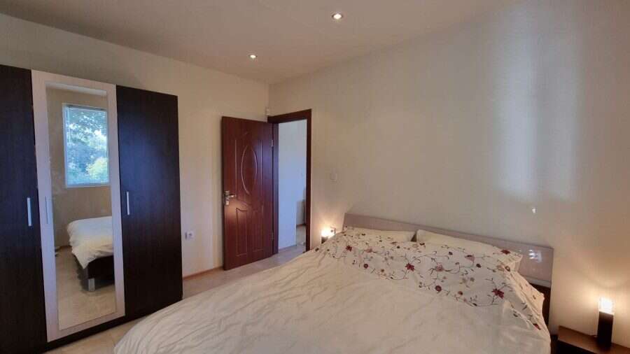 Bright interior of a 3-bedroom house with a pool and outdoor BBQ in Ropotamo Valley. Perfect for rel.