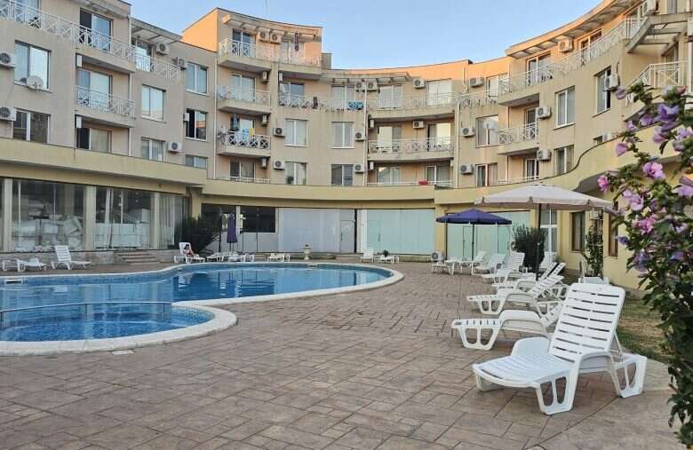 Apartment with pool view in Sunny Day 3 Premium, Sunny Beach, Bulgaria.
