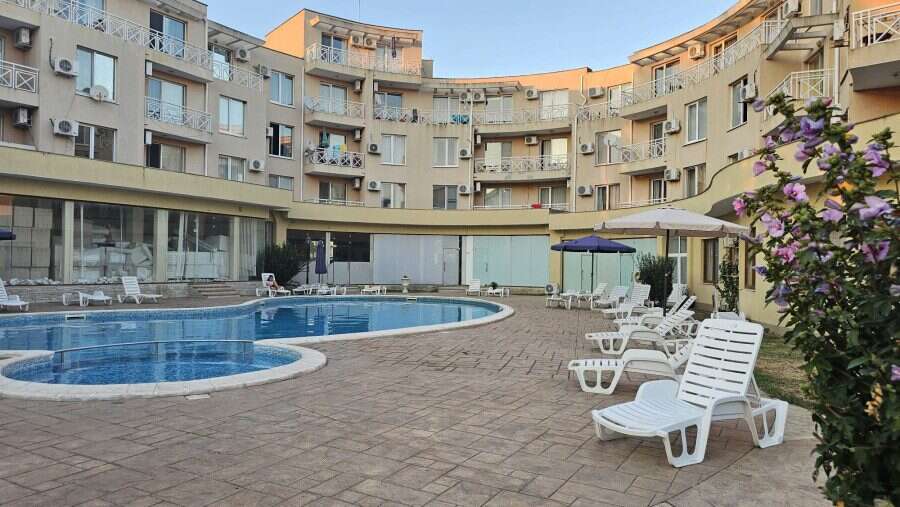 Apartment with pool view in Sunny Day 3 Premium, Sunny Beach, Bulgaria.