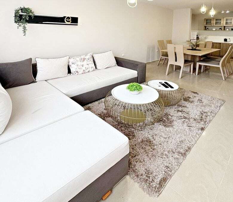 Bright and spacious 1-bedroom apartment near the sea in Sunflower complex. Perfect for comfortable l.
