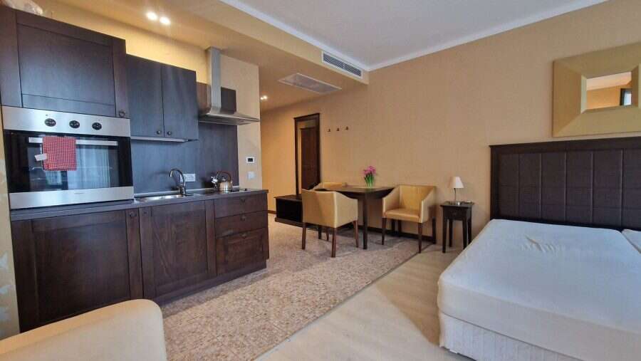 Studio apartment with pool view at Barcelo Royal Beach, Sunny Beach, 48 sq.m.